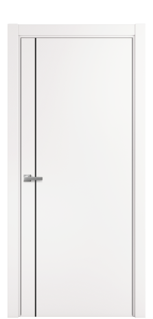Дверь межкомнатная Слот 10-011 Цвет Вайт Покрытие ПВХ SOFT (ПЭТ) Наличник L 75 Цена 31200