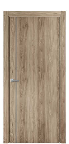 Дверь межкомнатная Слот 10-011 Цвет Орех смоук Покрытие ПВХ ПОД ДЕРЕВО Наличник L 75 Цена 31200