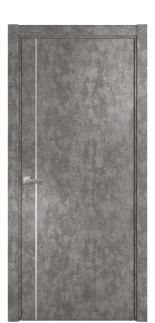 Дверь межкомнатная Слот 10-011 Цвет Айс какао Покрытие ПВХ ФАКТУРНЫЕ Наличник L 75 Цена 31200