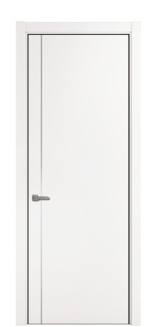 Дверь межкомнатная Слот 10-011 Цвет Вайт Покрытие ПВХ SOFT (ПЭТ) Наличник L 75 Цена 31200