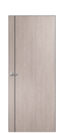 Дверь межкомнатная Slot 10-011 Цвет Дуб Имбирь Покрытие Шпон натуральный  Наличник Скрытый короб хром Цена 45150