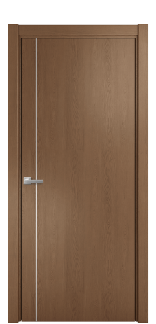 Дверь межкомнатная Slot 10-011 Цвет Дуб Темный Покрытие Шпон натуральный  Наличник L 75 Цена 47350