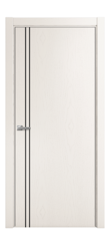 Дверь межкомнатная Slot 10-012 Цвет Ясень Молочный Покрытие Шпон крашеный  Наличник L 75 Цена 44475