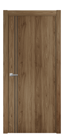 Дверь межкомнатная Слот 10-012 Цвет Орех классический Покрытие ПВХ ПОД ДЕРЕВО Наличник L 75 Цена 31200
