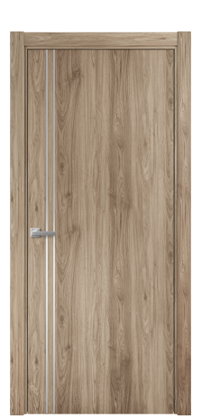 Дверь межкомнатная Slot 10-012 Цвет Орех смоук Покрытие ПВХ ПОД ДЕРЕВО Наличник L 75 Цена 31200