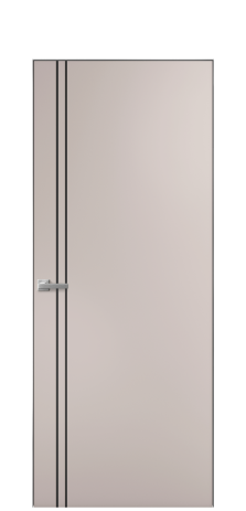 Дверь межкомнатная Slot 10-012 Цвет Пудра Покрытие Эмаль  Наличник Скрытый короб хром Цена 38250