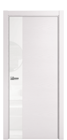 Дверь межкомнатная Ветро 19 Цвет Ясень Крем Покрытие Шпон крашеный  Наличник L 75 Цена 53075