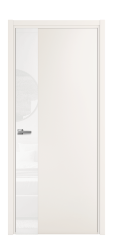 Дверь межкомнатная Vetro 19 Цвет Молочный Покрытие Эмаль  Наличник L 50 Цена 49875