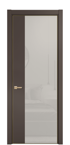 Дверь межкомнатная Ветро 20 Цвет Коричневый Покрытие ЭМАЛИ Эмаль Наличник L 75 Цена 74848