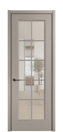 Дверь межкомнатная Сиена 10 Цвет Какао Покрытие ЭМАЛИ Эмаль Наличник  L 50 Цена 54823