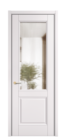 Дверь межкомнатная Савона 2 Цвет Крем Покрытие ЭМАЛИ Эмаль Наличник  L 50 Цена 75058
