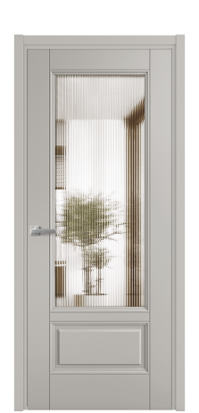 Дверь межкомнатная Savona 2B Цвет Серый Шелк Покрытие Эмаль  Наличник L 50 Цена 59975