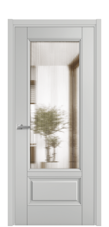 Дверь межкомнатная Савона 2B Цвет Телегрей Покрытие Эмаль  Наличник L 50 Цена 59975