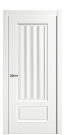 Дверь межкомнатная Savona 2B Цвет Белый Покрытие Эмаль  Наличник L 75 Цена 49475