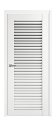 Дверь межкомнатная Жалюзи 1 Цвет Белый Покрытие Эмаль  Наличник L 50 Цена 54475