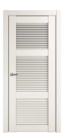 Дверь межкомнатная Жалюзи 3 Цвет Молочный Покрытие Эмаль  Наличник L 75 Цена 54475