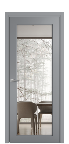 Дверь межкомнатная Strada 11 Цвет Гриджио Покрытие Эмаль  Наличник L 50 Цена 47640