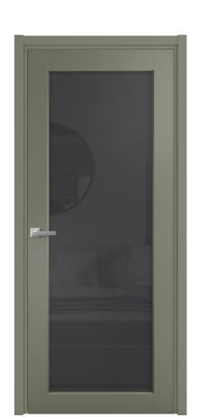 Дверь межкомнатная Strada 11 Цвет Зеленый Покрытие Эмаль  Наличник L 50 Цена 45840
