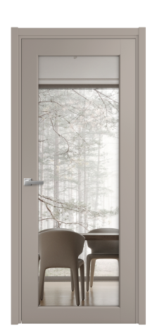 Дверь межкомнатная Страда 11 Цвет Какао Покрытие Эмаль  Наличник L 50 Цена 46225