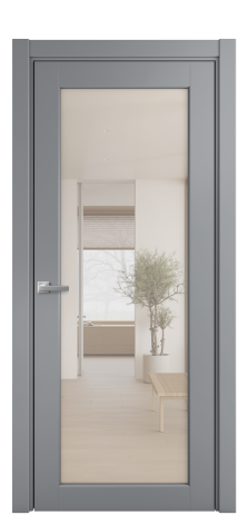 Дверь межкомнатная Страда 11 Цвет Гриджио Покрытие Эмаль  Наличник L 75 Цена 45340