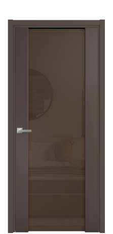 Дверь межкомнатная Vario 11 Цвет Коричневый Покрытие Эмаль  Наличник L 50 Цена 51930