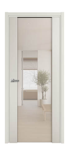 Дверь межкомнатная Варио 11 Цвет Дымчатый Покрытие Эмаль  Наличник L 50 Цена 49725