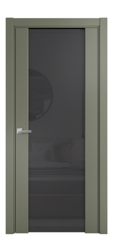 Дверь межкомнатная Варио 11 Цвет Зеленый Покрытие Эмаль  Наличник L 75 Цена 51930