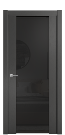 Дверь межкомнатная Варио 11 Цвет Ясень Антрацит Покрытие Шпон крашеный  Наличник L 75 Цена 50175