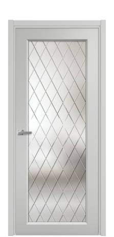 Дверь межкомнатная Stripe 1 Цвет Телегрей Покрытие Эмаль  Наличник L 50 Цена 45765