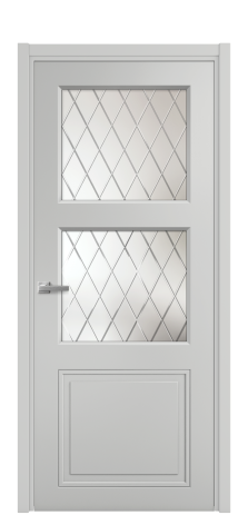 Дверь межкомнатная Stripe 3 Цвет Телегрей Покрытие Эмаль  Наличник L 50 Цена 45050