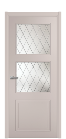 Дверь межкомнатная Stripe 3 Цвет Пудра Покрытие Эмаль  Наличник L 50 Цена 45050