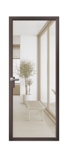 Дверь межкомнатная Фрейм 01 Цвет Антик Покрытие Алюминий  Наличник Скрытый короб Цена 64860