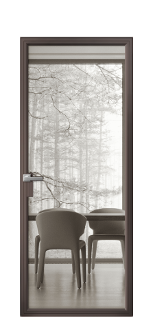 Дверь межкомнатная Фрейм 01 Цвет Антик Покрытие Алюминий  Наличник Скрытый короб Цена 73420