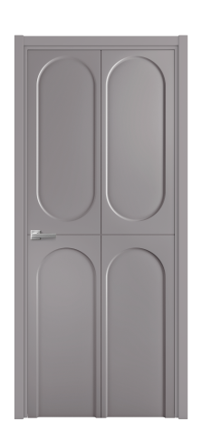 Дверь межкомнатная Anse 4 Цвет Ирис Покрытие Эмаль  Наличник L 50 Цена 44475