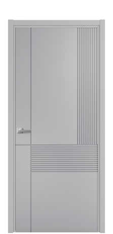 Дверь межкомнатная Меццо 13 Цвет Галечный Покрытие Эмаль  Наличник L 50 Цена 43818