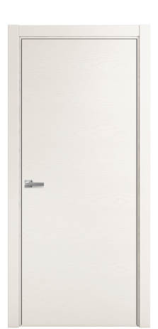 Дверь межкомнатная Порте 39-00 в шпоне Цвет Ясень Молочный Покрытие Шпон крашеный горизонталь Наличник L 75 Цена 41675