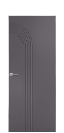 Дверь межкомнатная Меццо 16 Цвет Фиолетовый Покрытие Эмаль  Наличник Скрытый короб хром Цена 43793