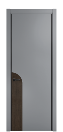 Дверь межкомнатная Дуэт 20 Цвет Гриджио Покрытие ЭМАЛИ Эмаль Наличник L 75 Цена 54685